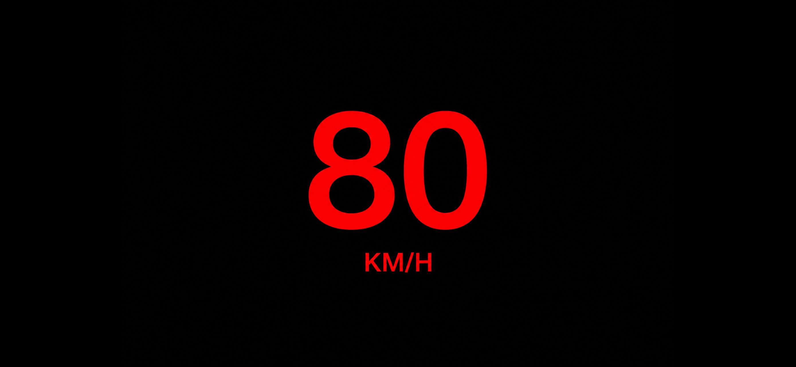 80 km/h · Rot · Normale Schrift · Schwarz